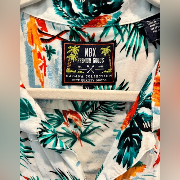 MBX Premium Goods, men’s XL Button down 🌺🌴 - Picture 4 of 4